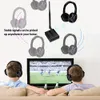 Professional Silent Disco 50 LED wireless Headphones 2 Channel complete bundle - RF Wireless For iPod MP3 DJ Music