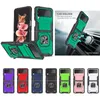 Capas de telefone com suporte de anel magnético para Samsung Galaxy Z fold 5 4 Z Flip 5 4 3 5G 360 Heavy Duty Tough Armor Hybrid Hard Mobile Covers