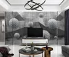 Dreidimensionale Kugel 3D Wallpaper Wanddekorationen Wohnzimmer Schlafzimmer Sofa TV Hintergrund Wanddekoration Papier PEINT MAINE Grande Single