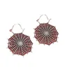 Clip-on & Screw Back Creative Fashion Spider Web Halloween Earrings Jewelry Ear Hanging WomenClip-on Odet22