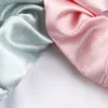 100% чистая шелковая шелковая галстука Satin Scranchies Женщины резиновые резиновые девушки с твердым хвостовым держателем веревочных аксессуаров Установки 20 шт.