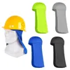 Beretten hoeden buiten UV -bescherming brede rand elastisch polyester hard hoed nek beschermer wandelcyclus zon schaduw koelkap ademen