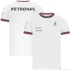 Nowy dla Mercedes F1 Racing Team Polos T-Shirt Motorsport Auto Petronas Summer Szybki suchy oddychanie