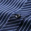 Koszule dla mężczyzn dla mężczyzn Business w paski Koszula z długim rękawem Męska formalna bawełniana narzędzia odzieży plus rozmiar 4xl 5xlmen's Vere22