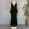 Casual Dresses Sequins Elegant Abaya Dubai Kaftan Muslim Party Long Maxi Dress African Evening Women Robe Femme Caftan Islam ClothingCasual