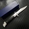 En yeni yatay otomatik taktik katlanır bıçak 60HRC D2 Blade Ebony Ahşap Tutsal Taktik Kamp Av Pocket Bıçakları EDC AK47 ARAÇLAR