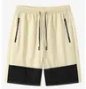 Męskie szorty 2022 Summer siłowni kulturystyka marka mężczyzn Patchwork Boardshorts Szybkie suche luźne spodnie dresowe duże rozmiary