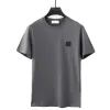 stone Mens T-shirts New Design island Wholesale Fashion T-shirts Men Heavy Cotton Soild Mens Clothing Short Sleeves.