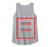 Tank Tops Men Print Vest Sleeveless Diy Custom Your Design Image Fast 220614