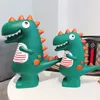 Dessin animé dinosaur piggy banc à haute capacité argent boxes coins satire salon bac gros argent banc enfant toys enfants cadeaux d'anniversaire 220425