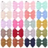 3.3Inch Candy Color Bow With Hair Clip For Girl Hair pin New Handmade Bowknot With Clips Headwear Kids Hair Accessories