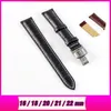 Watch Bands Genuine Leather Watchbands 16-22mm Universal Steel Buckle Strap Wrist Belt Bracelet Tool Hele22