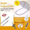 Chains U7 Solid 925 Sterling Silver Chain For Men Women Teen Jewelry Italian Figaro Cuban Curb Layering Necklace SC289221K