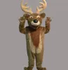 Costume da mascotte di Natale alce cervo costume da cartone animato animale costume da mascotte in maschera per bambini adulti