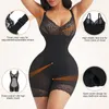 Hexin Body Shaper Deep V Neck Sexig bodysuit Shapewear midjetränare som drar korsett Slimming Back Butt Lifter Underwear Fajas 220702