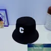Damski kubełko czapka moda c liter basen kapelusze kapelusze japoński student artystyczny