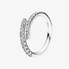Новое прибытие линий Sparkle Ring Women Wedding Cz Diamond Jewelry с оригинальной подарочной коробкой для Pandora 925 серебряных колец SE205W SE205W