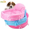 Cute Lace Princess Dog Basket Bed Cat Puppy Pet Letti Pet Dream Nest Pet Kennel Cat Dog Beds Luxury Cat Dog Sofa 7a4Q 201222