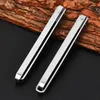 New Arrival Pocket Folding Knife 5Cr15Mov Satin Drop Point Blade Stainless Steel Handle EDC Knives New Design