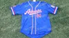 Maillot de baseball GlaMitNess Negro League Maillot de baseball Atlanta Black Cracker Button-Down Big Boy Homestead RETRO Stadium Broderie de haute qualité