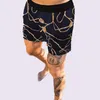 Fashion Swim Bohemian Yoga Shorts Beach Wear Summer Men's Sport Swimwear Surf Cargo Shorts Trousers Sportswear Plus Size Pants