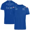 2022 equipe f1 camiseta fórmula 1 racer camiseta verão casual camisa polo novo motorsport oversized topo equipe de corrida manga curta personalizado