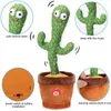 Dancing Electron Abrafts Talking Cactus Pop Recording Recording Singing Rock Cactus Toys Education Toys Birthday Gift J220729