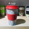 Tasses Tasse à café en fibre de poudre de bambou tasse de fête de vacances créative européenne américaine Protection de l'environnement de qualité alimentaire