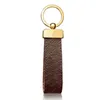 2022 Keychain Key Chain Buckle Keychains Lovers Car Handmade Leather Men Women Bags Accessories 5 Color With Box Dust Bag