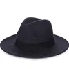 Wool Top Hat for Women Men Fedora Hats Vintage Felt Hat Woman Man Fedoras Female Male Wide Brim Cap mens Fashion Autumn Winter Caps Party Christmas Gift Wholesale