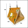 Gaiolas de p￡ssaros Pet Parrot Winter Warm Nest House pendurada Hammock Shed Slee Bed Cage Hut Tent Cave Drop Deliver