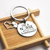 I'm a Nurse Pendant Keychain Hospital Nurse Day Keyring Gift Women Bag Charm Key Ring Holder Jewelry DLH879