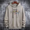 Felpe con cappuccio da uomo Felpe da uomo Autunno Inverno Casual S-5xl Plus Size Pullover allentato Maglione con cappuccio Coreano Hip Hop Street Style Uomo