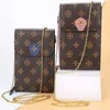 Vintage Pu Leather Trendy Card Holder Coin Purse bag for Women Small Crossbody Cell Phone Bag