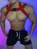 Bühnenbekleidung männliche Bar Pole Tanz Kostüm Rave Outfit Gogo Dancing Chest Chest Gribsthantel Muskelmann Accessoires Sexy DJ Clubwear VDB5561Stage S s