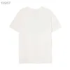 2022 Мужские футболки для футболок весны и летних круглых шеи, классическая маленькая цепь + джинсовая кармана