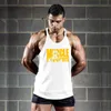Muscleguys Cotton Gyms Tank Tops Men Sleeveless Tanktops For Boys Bodybuilding Clothing Undershirt Fitness Stringer Vest 220621