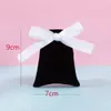 10pcs Small Drawstring Velvet Bag With Ribbon Jewelry Packaging Bags Candy Wedding Bags Wholesale Christmas Gifts Pouches