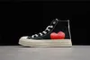 All Stars Shoe CDG Canvas Play Love Eyes Hearts 1970 1970s Big Eyes Beige Black Classic Casual Skateboard Sneakers 35-44 Designer