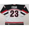 C26 NIK1パーソナライズされたOhl Saginaw Spirit Jersey 5 Mannino 23 Edgar Mensレディースキッズステッチアイスホッケージャージーカスタム任意の名前No.Goalit Cut Jerseys