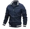 2022 Весенняя мужская куртка для бомбардировщиков повседневная уличная одежда хип -хоп простые пальто