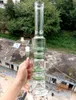 18 inch groen glazen water Bong Hookahs met honingraatfilters vrouwelijk 18 mm recht type rookpijpen