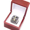 Fantasy Football Championship Ring Runmetal and Gold Tone Award dla FFL Champion256S RM9U