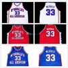 Nikivip Chris Webber #33 All American Retro Basketball Jersey Mens Szygowane niestandardowe koszulki