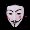 Accessoires d'Halloween Chapeaux Horreur Anime Cosplay s V Weirdo Fantôme Mascarade Vendetta Faux Masque 220707