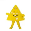 Triangle Cheese Mascot Costumes Christmas Fancy Party Dress Cartoon Character Outfit Suit Adults Size Carnival Easter Advertising Theme Clothing