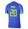 2022 2023 Camiseta de Futbol Paqueta Coutinho Brazils Soccer Jerseys Football Shirt Firmino Brasil 22 23 Maillots Marquinhos Vini Jr Antony Silva Dani Alves Men Kids