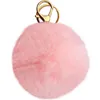 Rex rabbit hair ball keychain favor female cute car key pendant plush schoolbag pendants accessories key chain