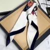 Silk Scarf Female Summer Silk pannband Small Square All-Match Fashion Ladies High-end Thin218p