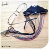 Lymouko 12pcs/Lot Metal Lanyards String of Colorful Beaded Glasses Strong with Sunglasses Holder Neck Cord Non-slip Strap Rope W220422